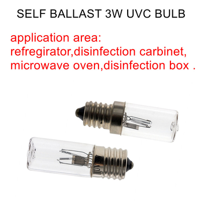 0.29A lampada germicida del forte della lampadina 4W di auto ozono UV UV-C della zavorra