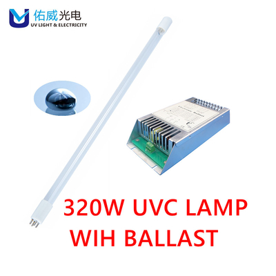 deodorizzazione dell'industria leggera UVC di potere di 320w 185nm con zavorra G13