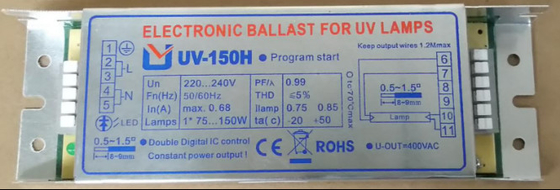 La H modella l'alimentatore elettronico germicida della lampada per le lampade UV 150W