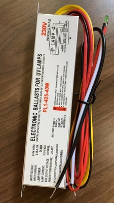 alimentatore elettronico UV della lampada di 230V 40W per germicida