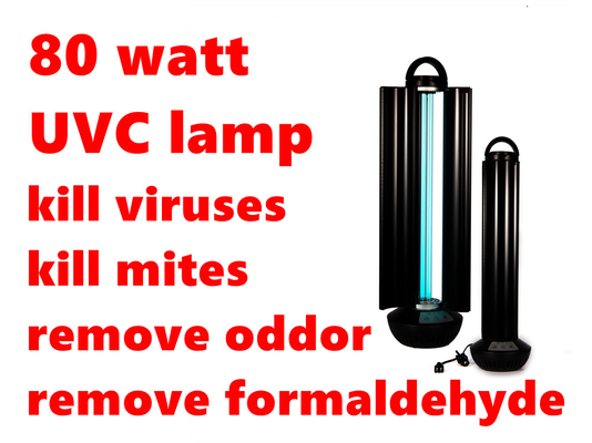 uccisione UV-C del virus della superficie della macchina di disinfezione dell'aria dello sterilizzatore di 70w 80w