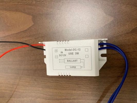 Reattore UV 12VDC Reattore elettronico da 3W UV di piccola potenza che uccide i batteri