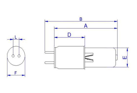 Reattore UV 12VDC Reattore elettronico da 3W UV di piccola potenza che uccide i batteri