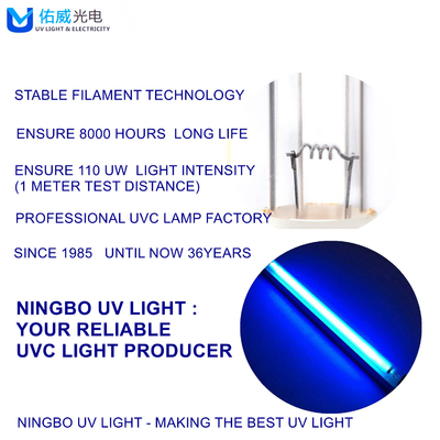 Sterilizzazione UV UV-C del supporto della parete dello sterilizzatore della lampada T8 di disinfezione G13