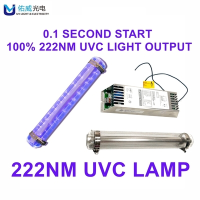 Lampada UV inoffensiva 222nm di biologia