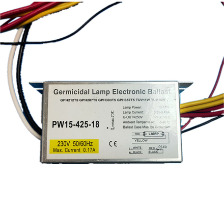 alimentatore elettronico UV 220v - 240v della lampada del ferro 15w per disinfezione UV-C