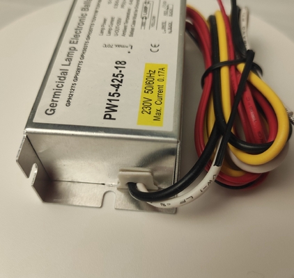 alimentatore elettronico UV 220v - 240v della lampada del ferro 15w per disinfezione UV-C