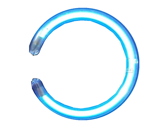 Lampada UV a catodo freddo da 20000 ore 254 Nm Ciuccio circolare ad anello