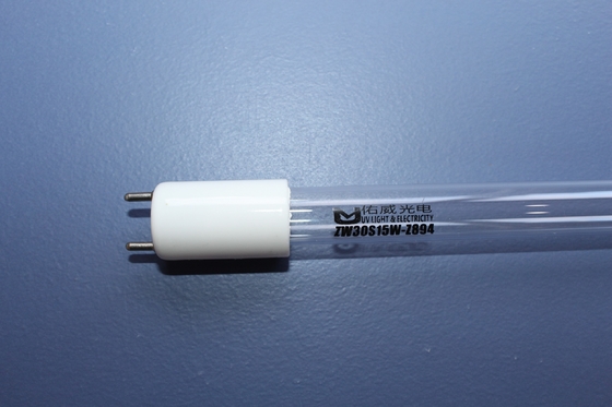 2 tubo UV-C di trattamento dell'acqua leggera della lampada battericida UV del tubo del quarzo 75W T5 T8 dei perni