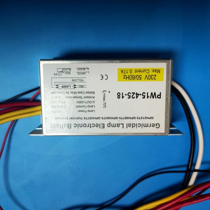 Alimentatore elettronico per gli alimentatori elettronici germicidi della lampada 15w del virus dei germi di scarico ad alta intensità leggero leggero UV-C di disinfezione